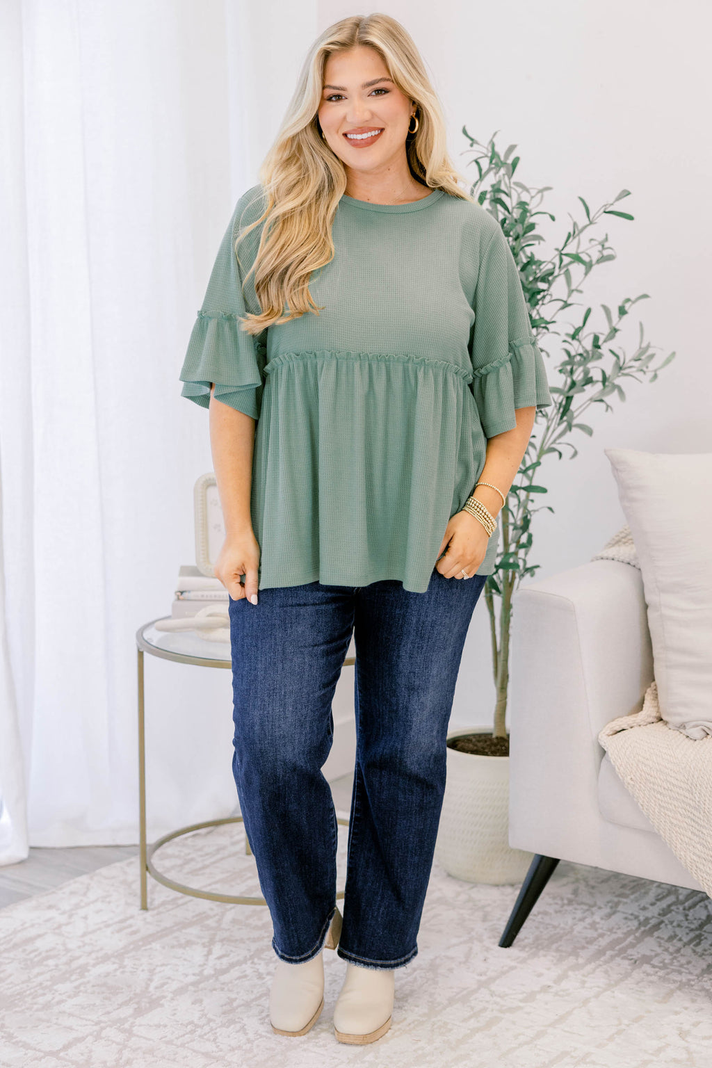 Completely Yours Tunic, Sage