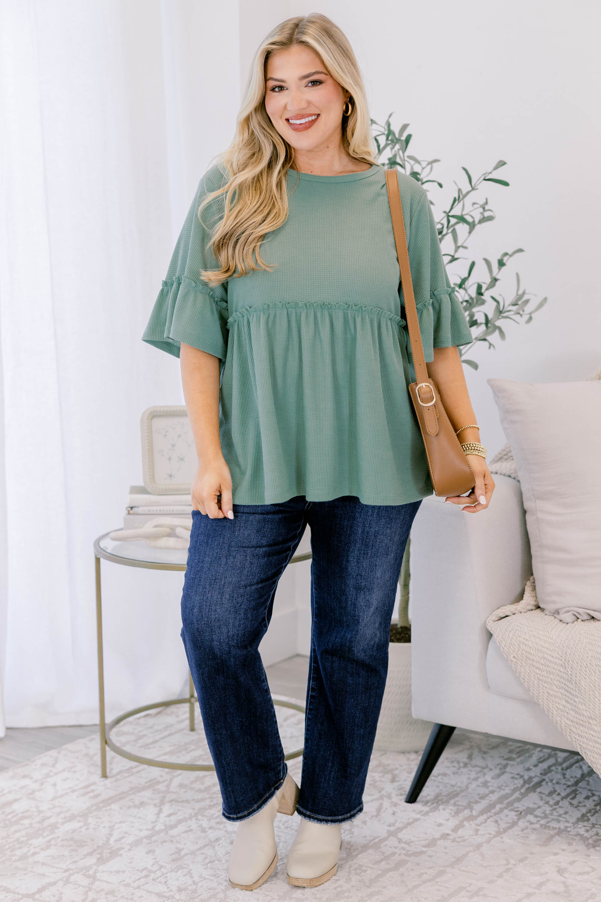 Completely Yours Tunic, Sage