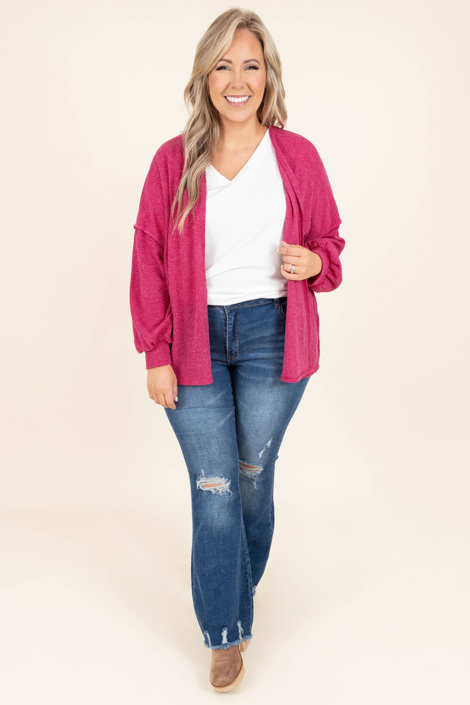 Confident Beauty Flare Jeans, Dark Wash