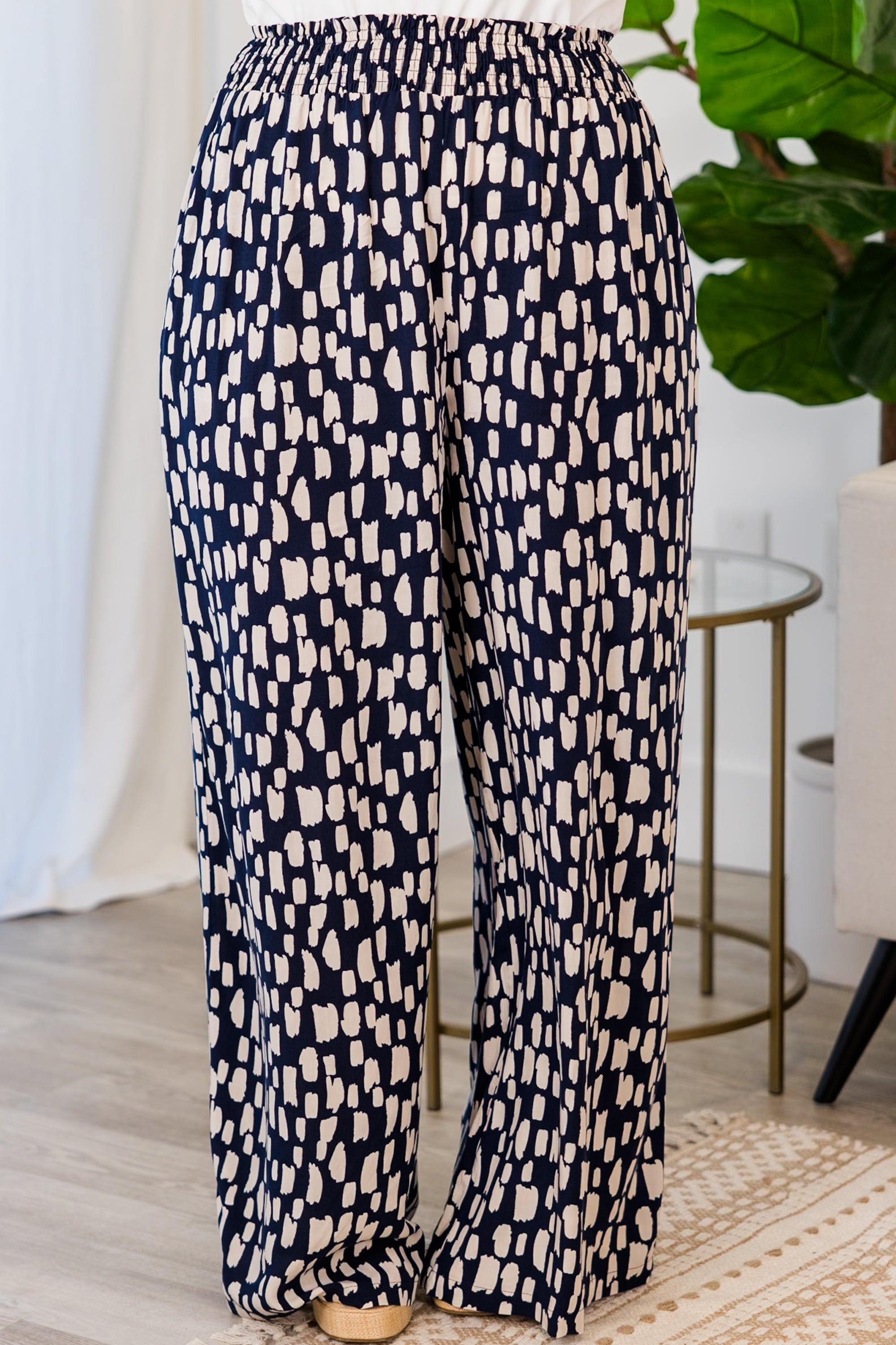 Confident Strides Pants, Navy