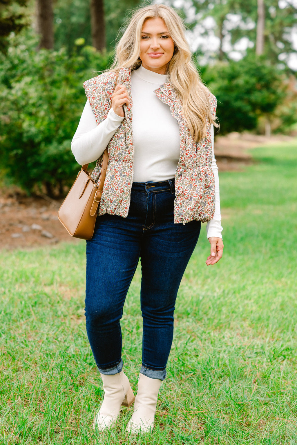 Angel On Earth Vest, Ivory Multi