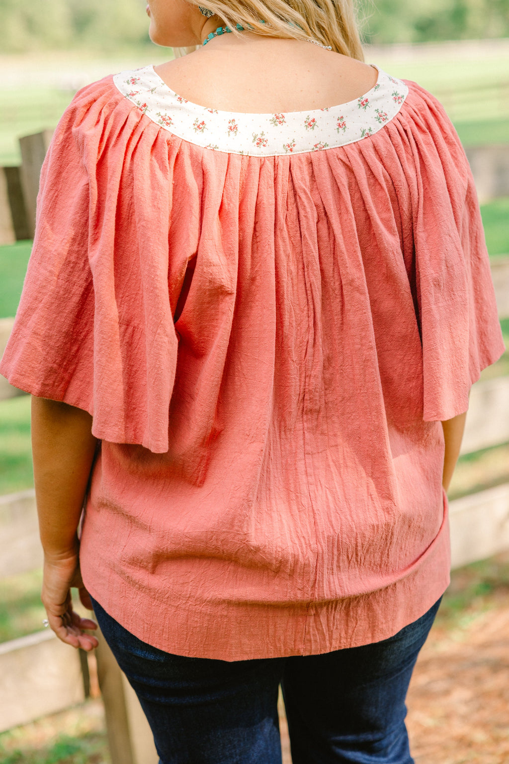 Nautical Breeze Top, Rust
