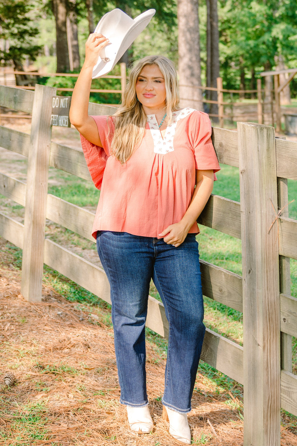 Nautical Breeze Top, Rust