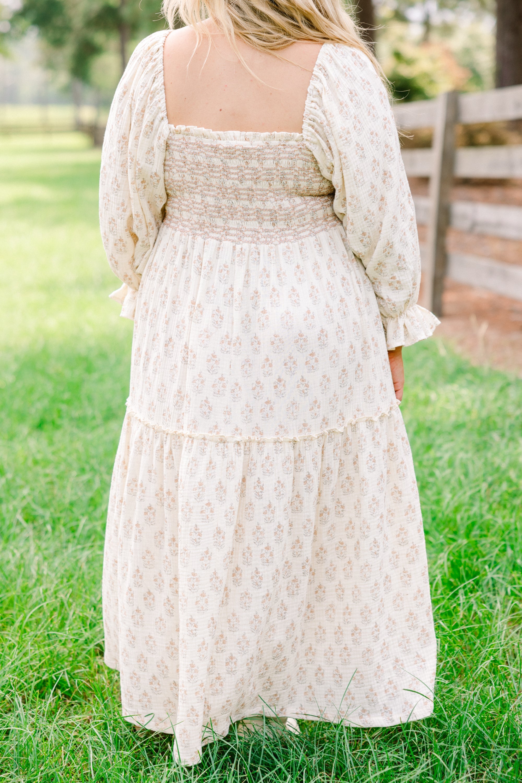 Wonderful Wildflower Dress, Cream