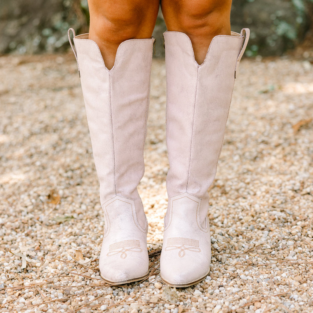 Corky's: Dusty Rose Trail Boots, Putty Crackle