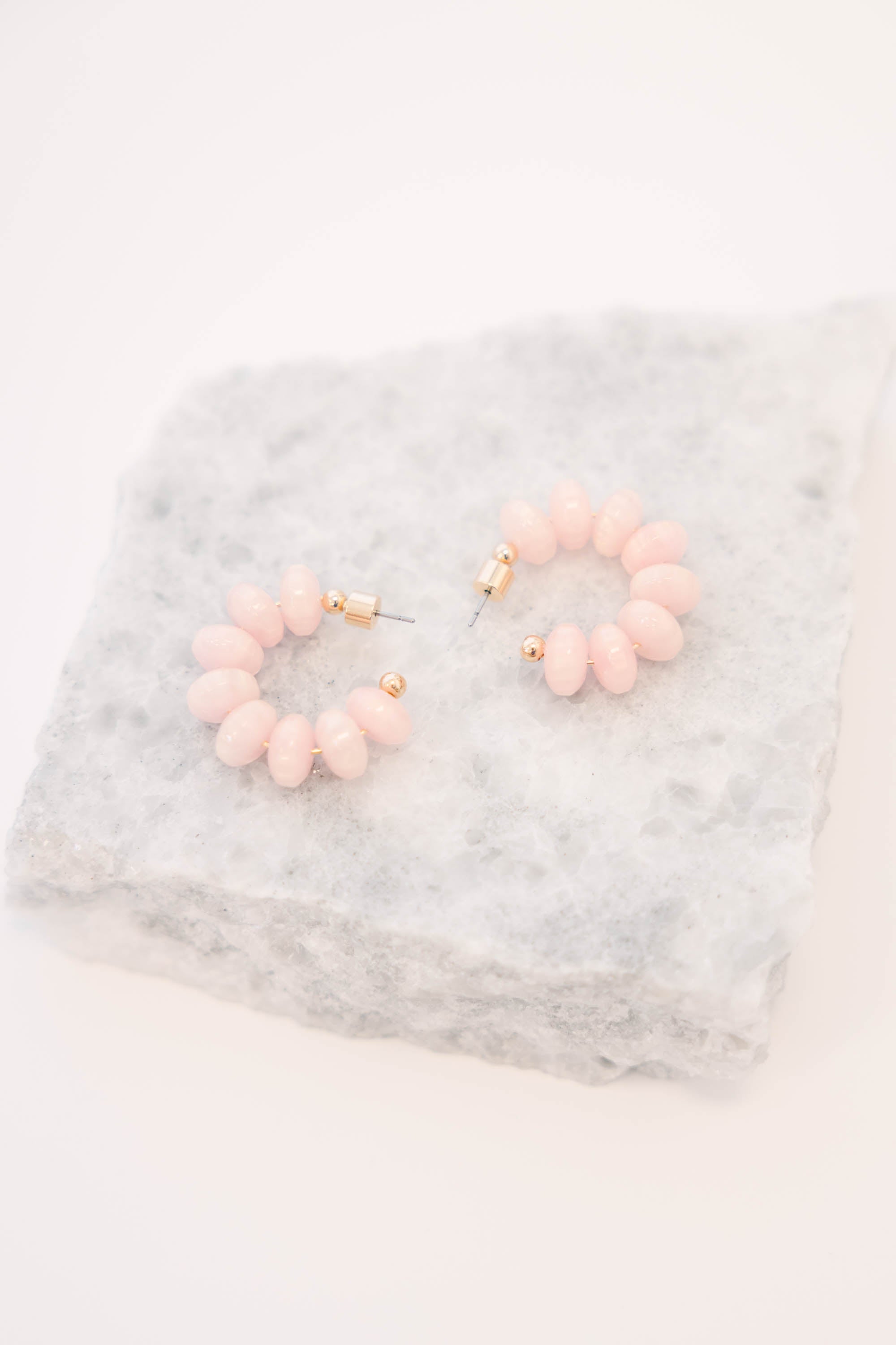 Cotton Candy Coast Earrings, Pink