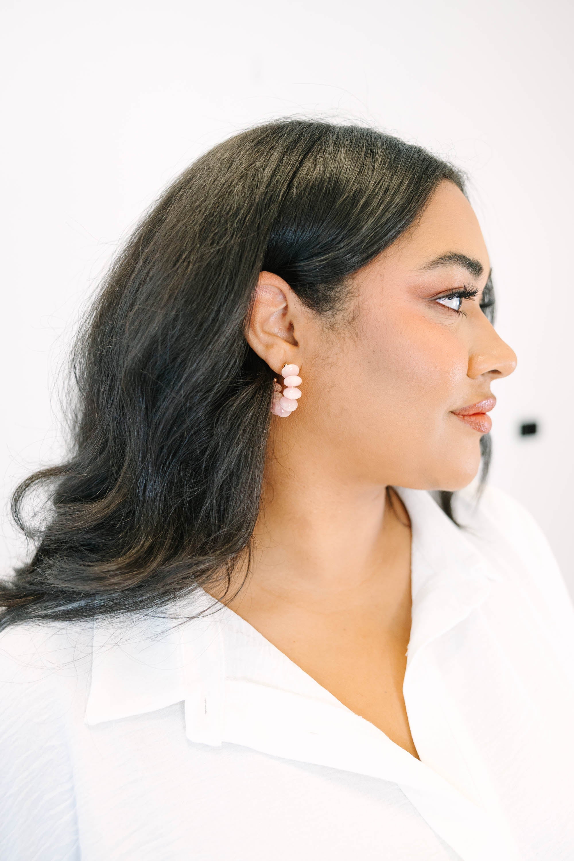 Cotton Candy Coast Earrings, Pink