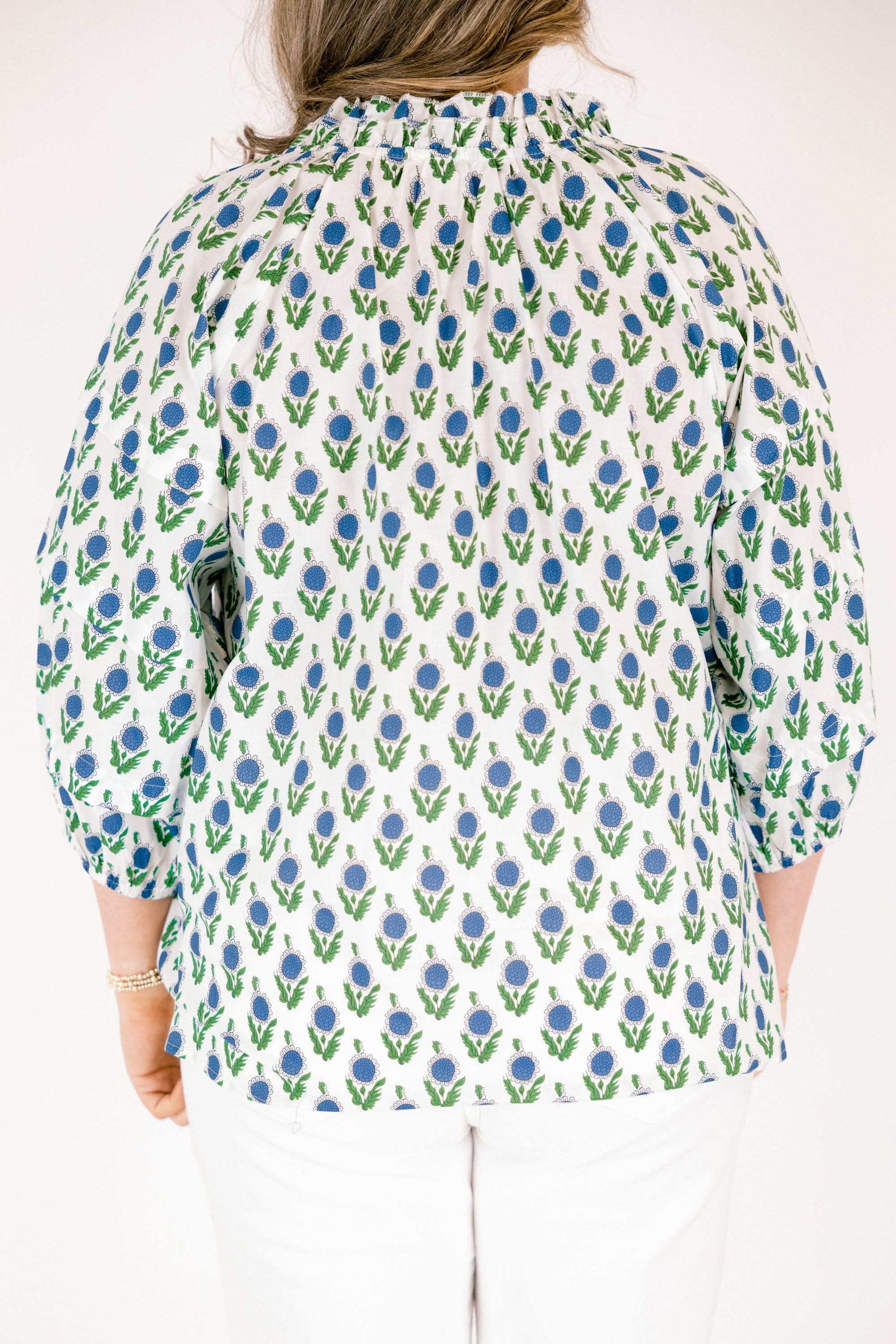 Couldn't Be Better Top, White-Blue