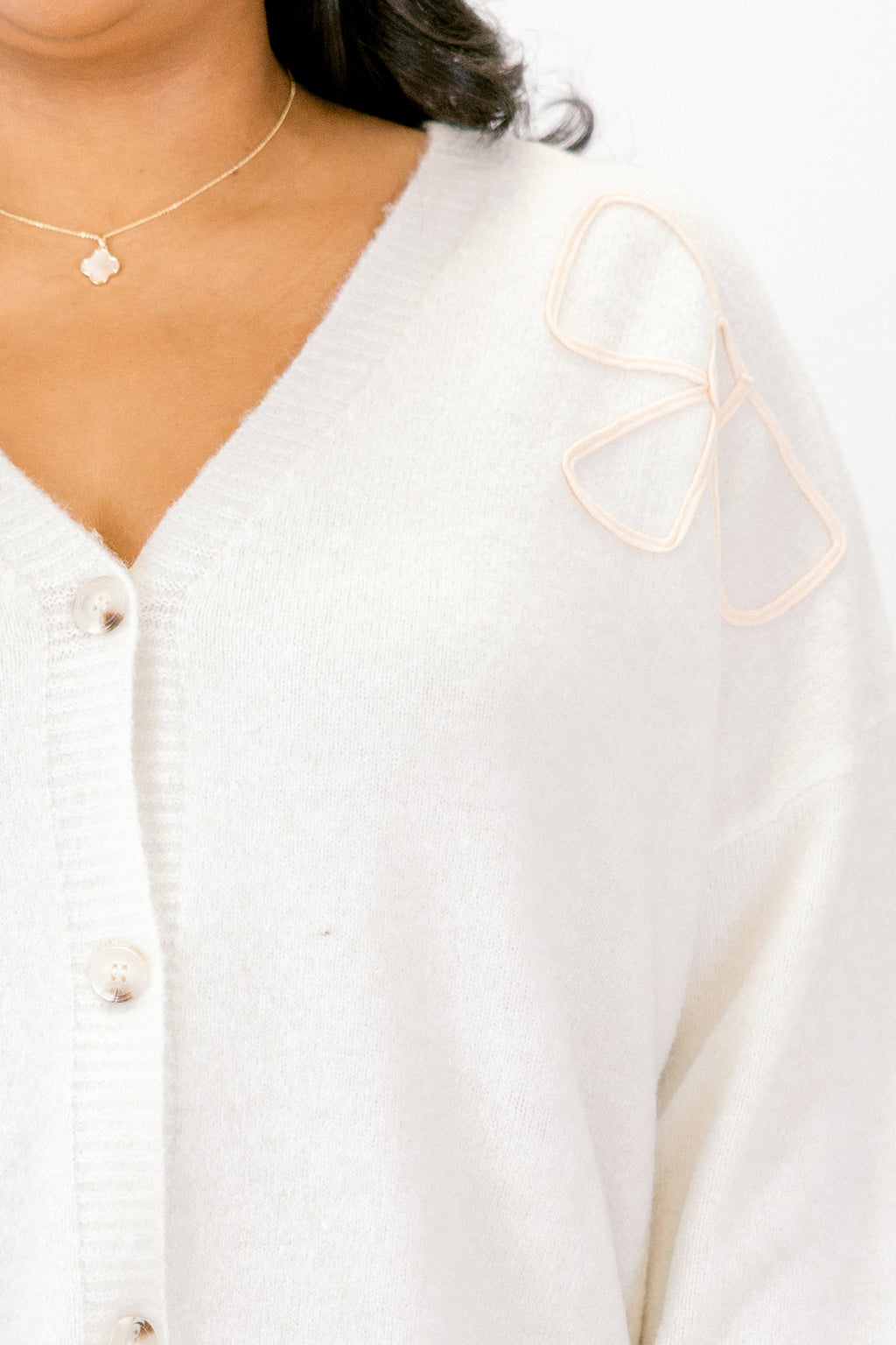 Count On Me Cardigan, Cream