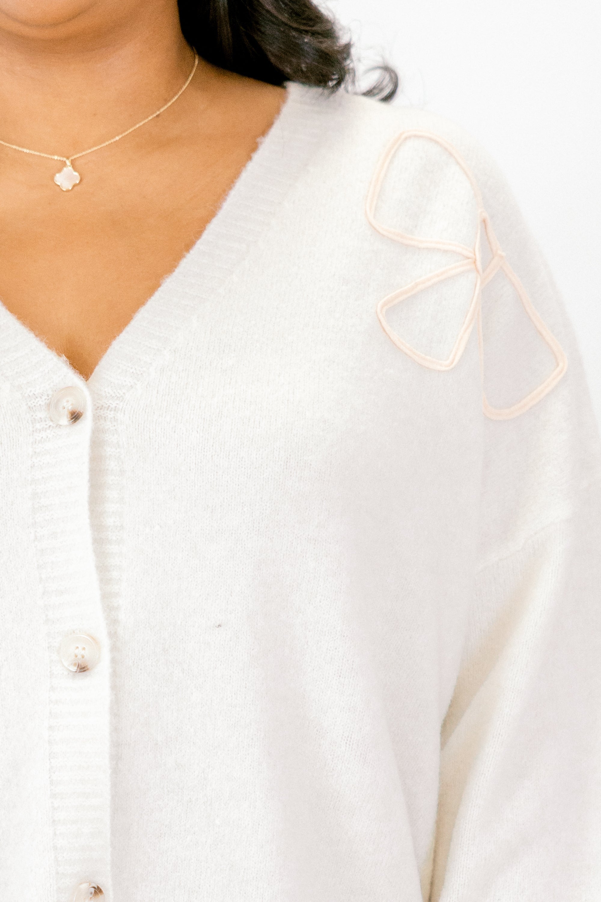 Count On Me Cardigan, Cream