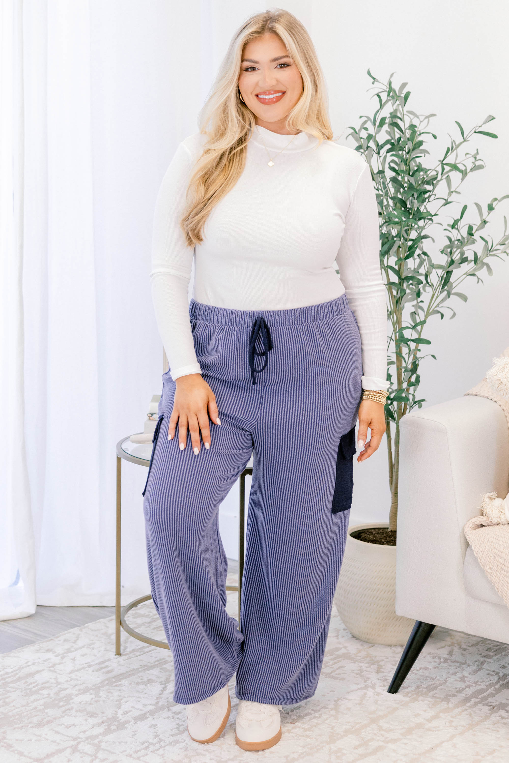 Count On Me Pants, Navy