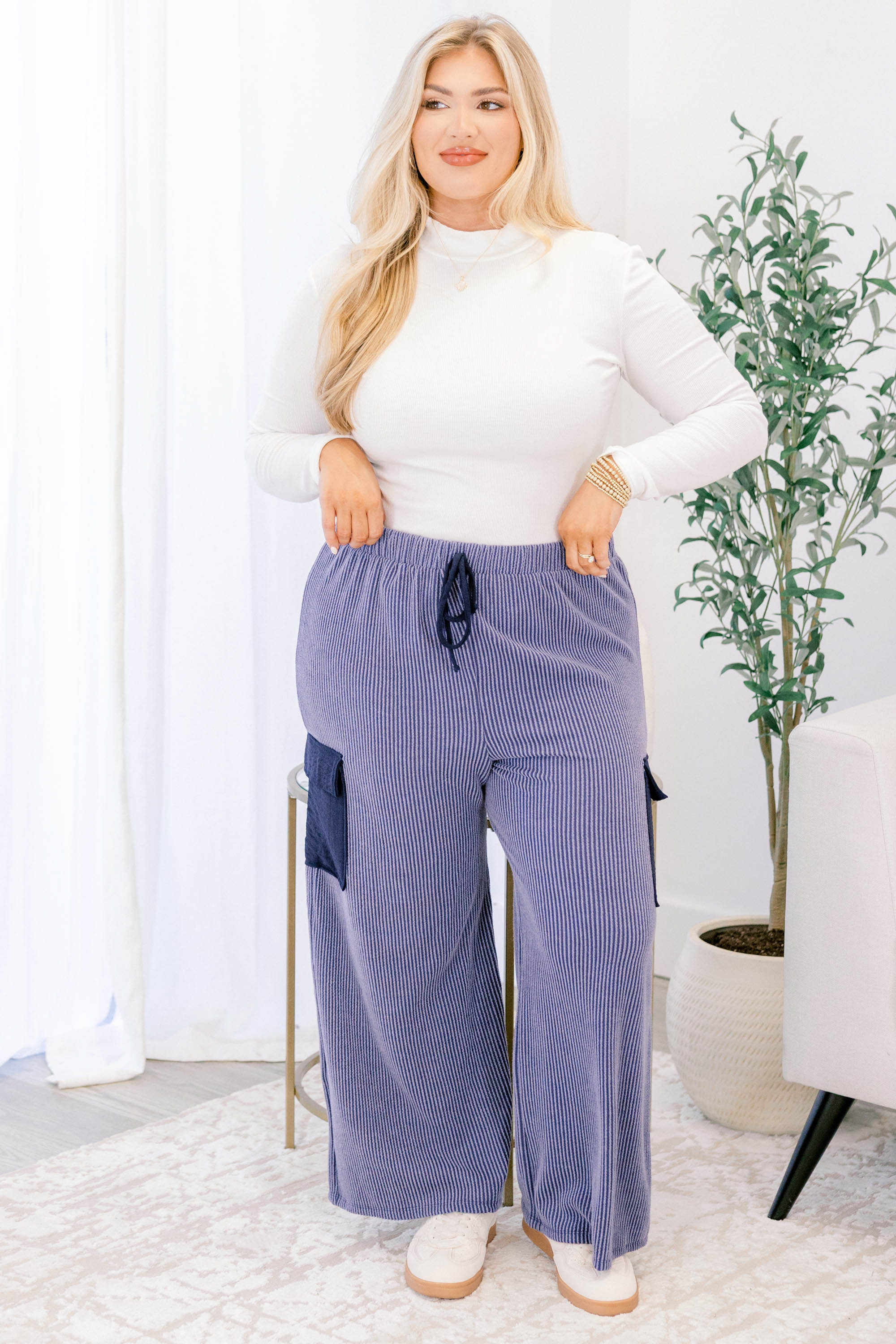 Count On Me Pants, Navy