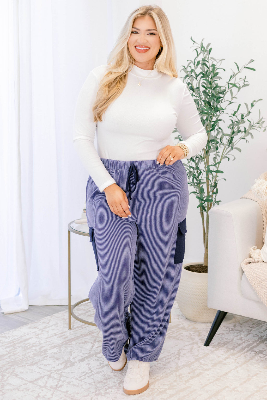 Count On Me Pants, Navy