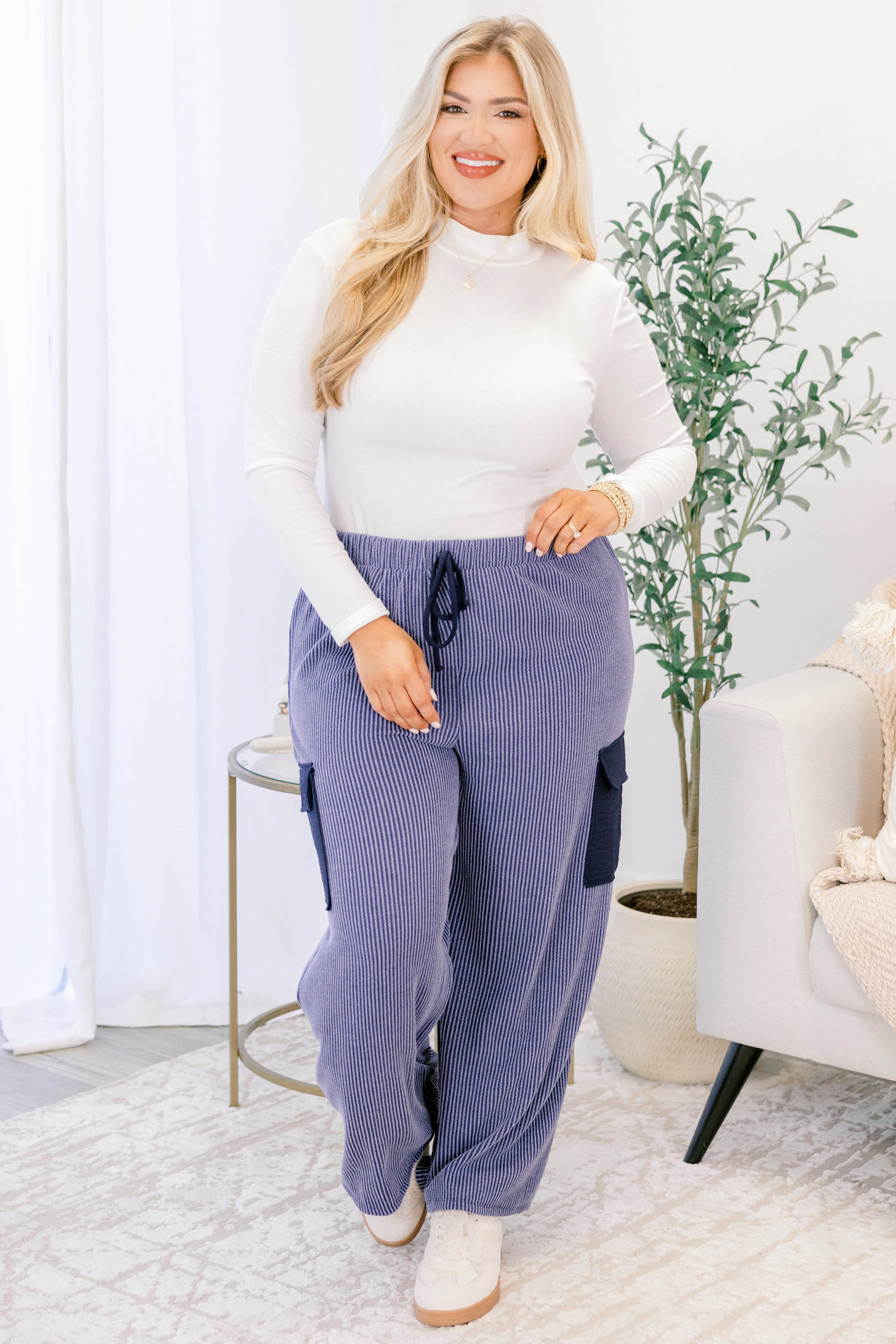 Count On Me Pants, Navy