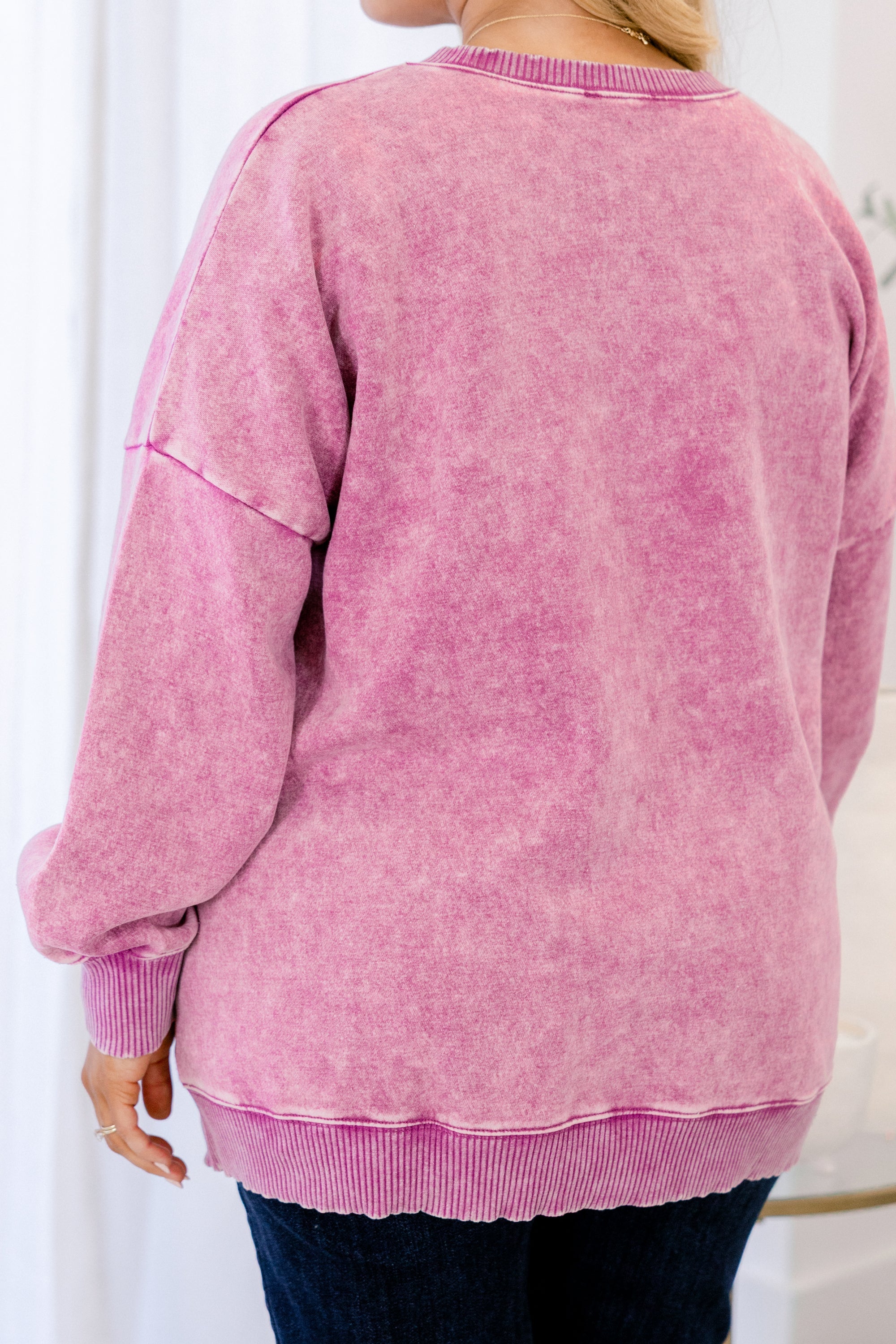 Counting The Days Pullover, Lt Plum