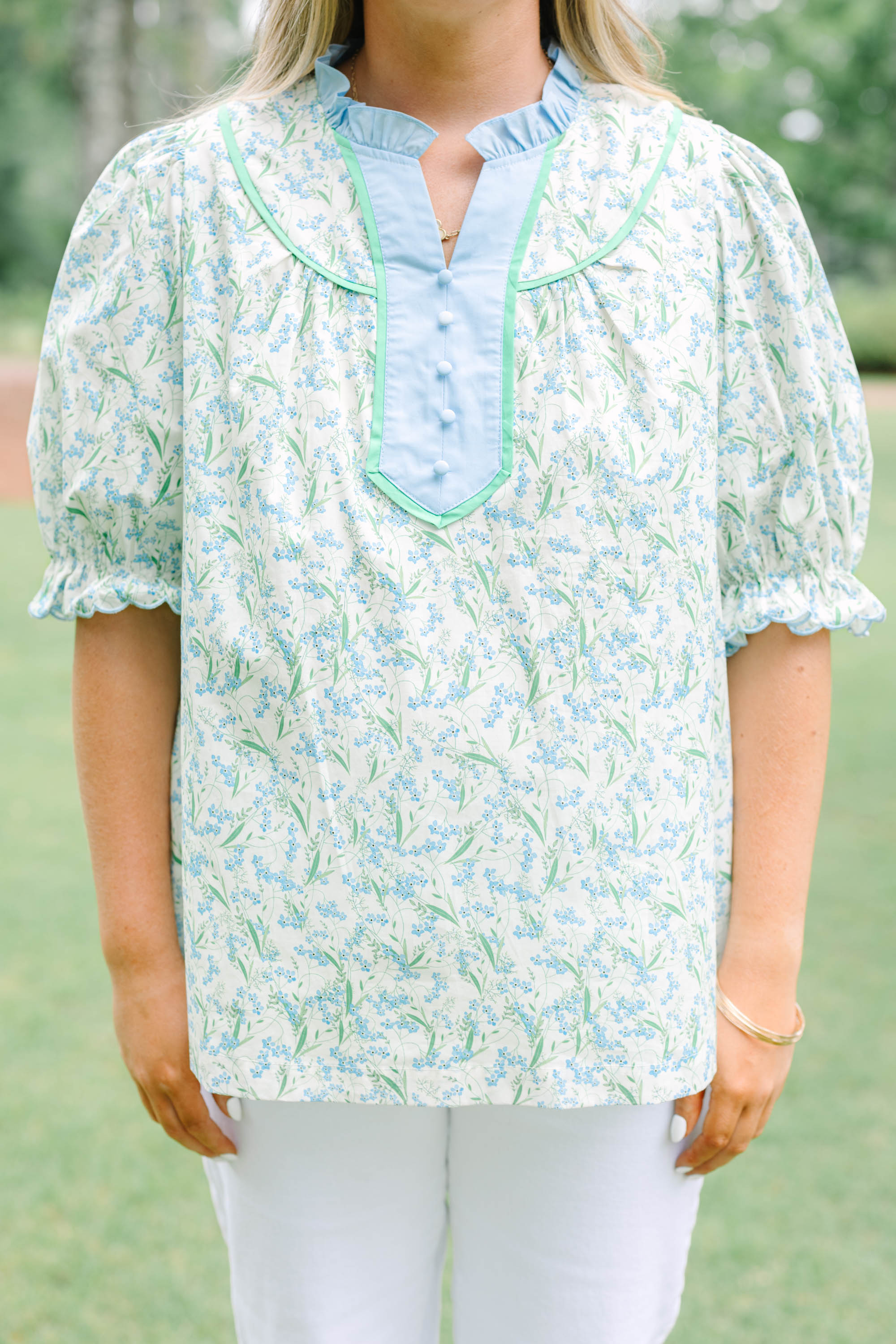Counting The Days Top, Blue