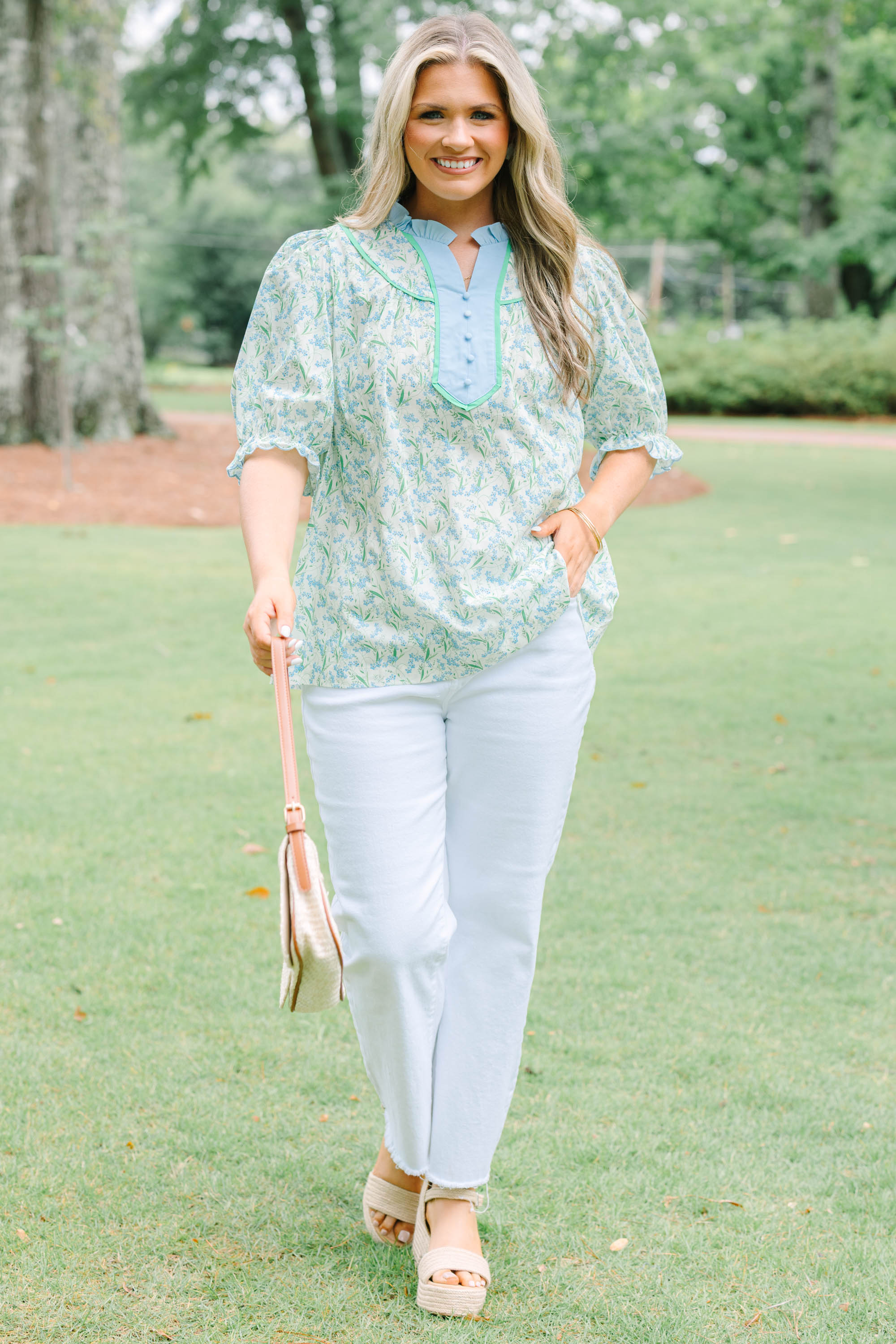 Counting The Days Top, Blue