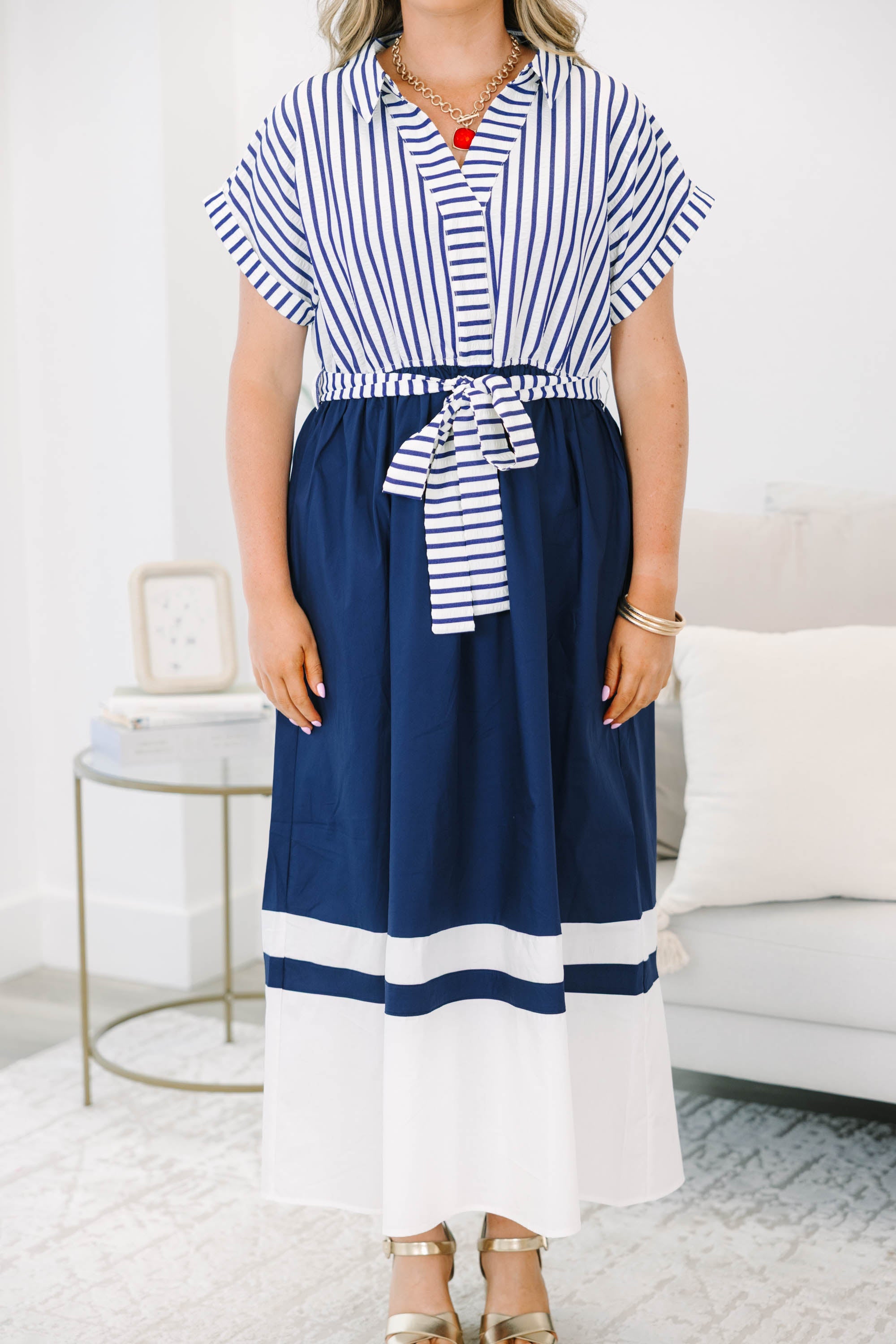Country Club Cutie Dress, Blue