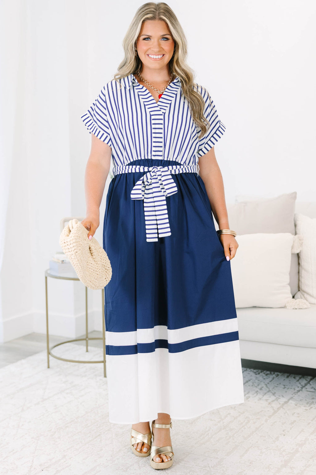 Country Club Cutie Dress, Blue