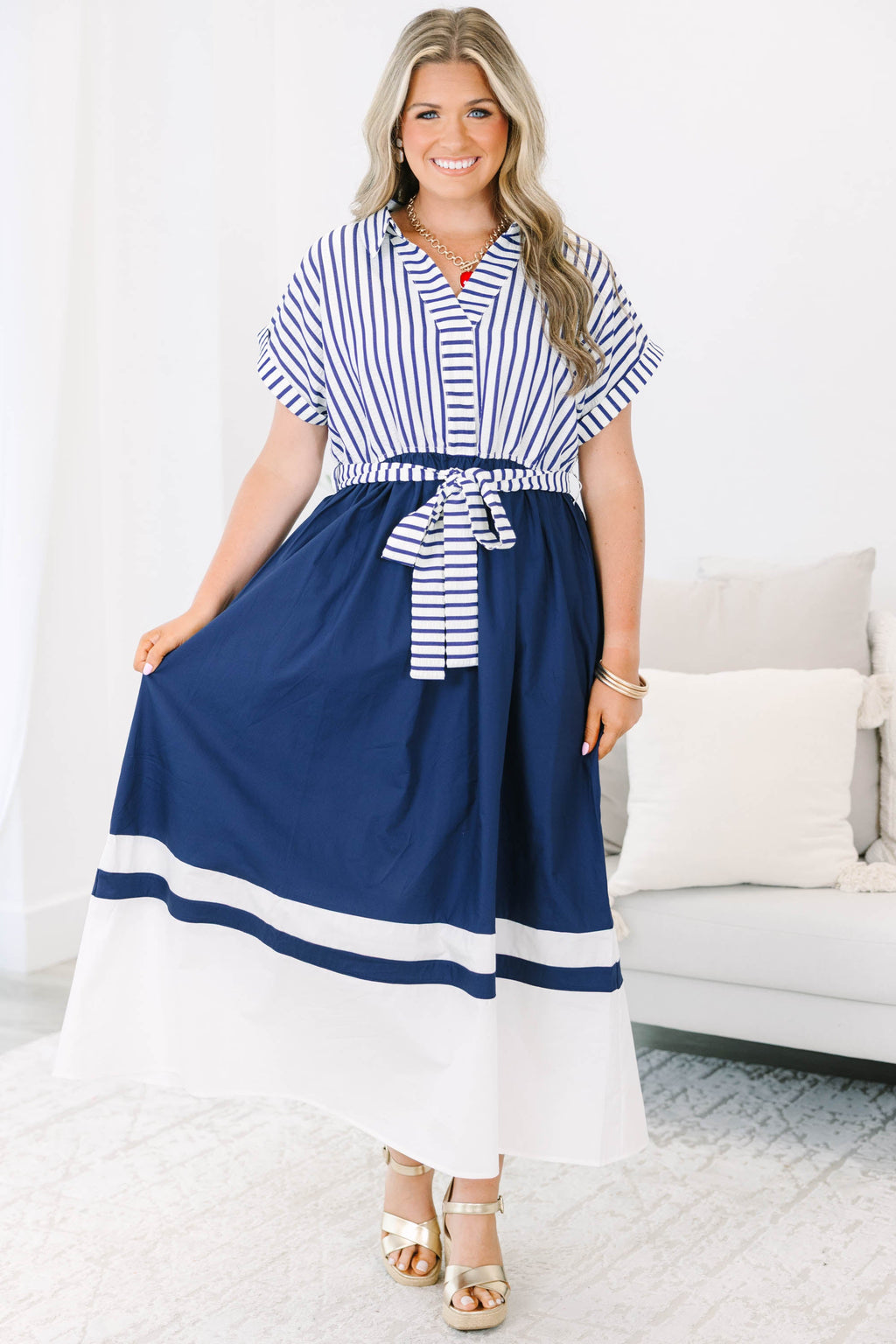 Country Club Cutie Dress, Blue