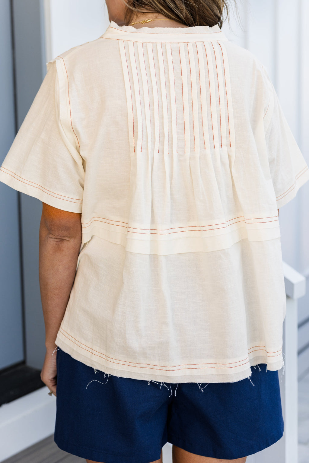 Countryside Trip Top, White