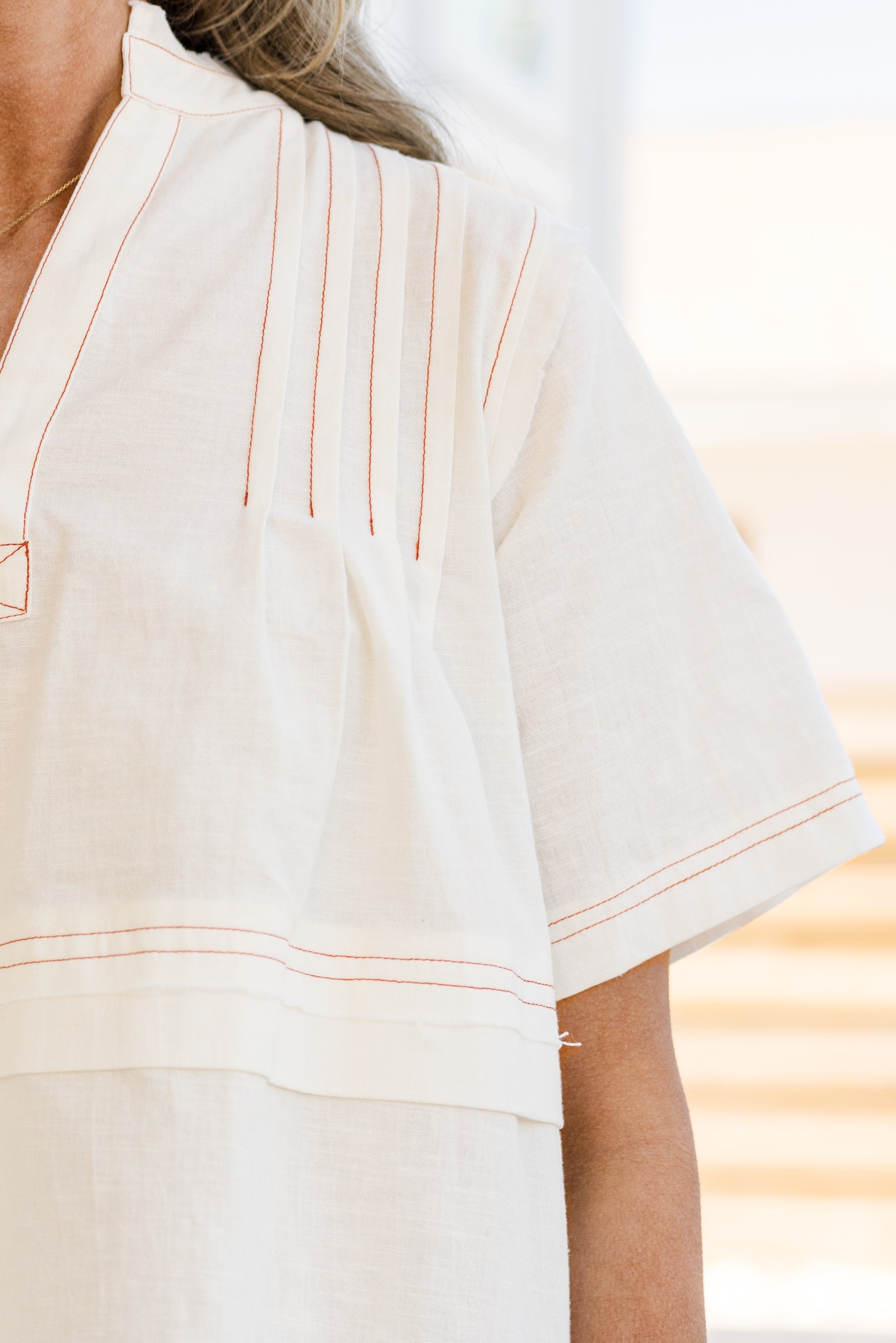 Countryside Trip Top, White