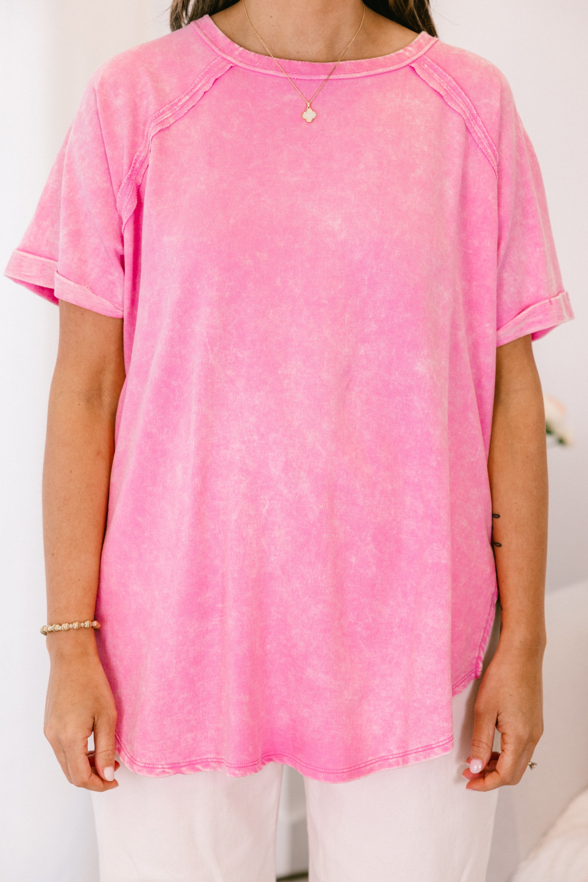 Courtesy Of Me Top, Candy Pink