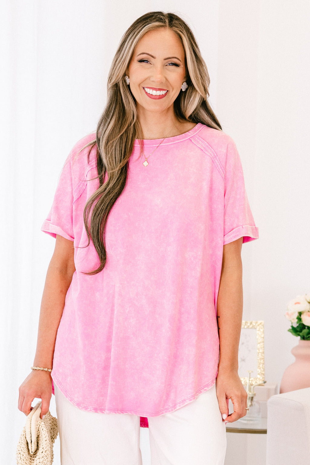 Courtesy Of Me Top, Candy Pink
