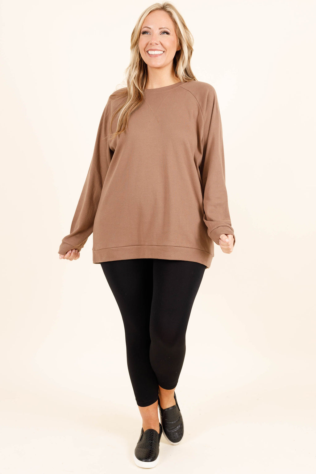 Covered In You Pullover, Mocha