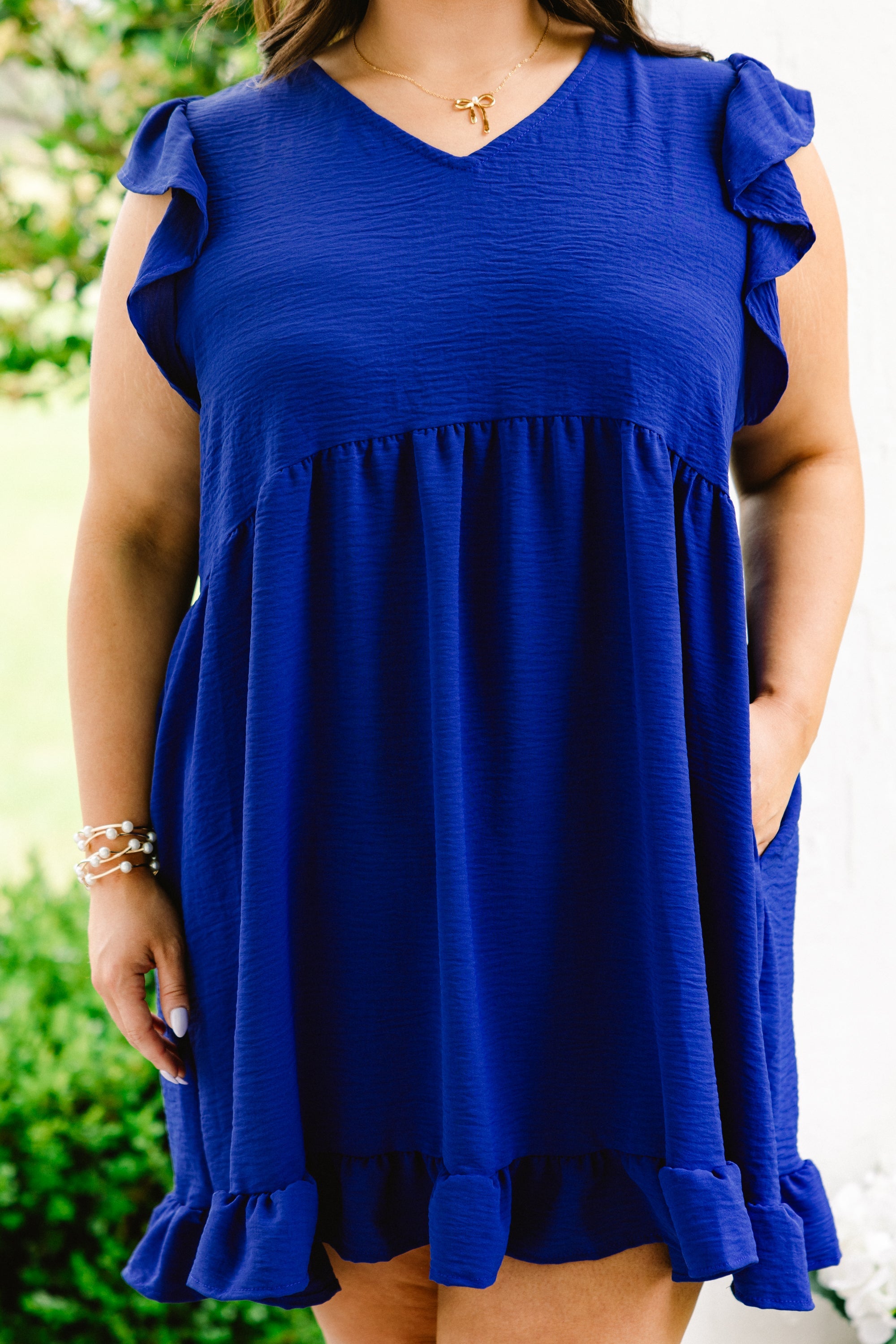 Cozy Cabana Dress, Royal
