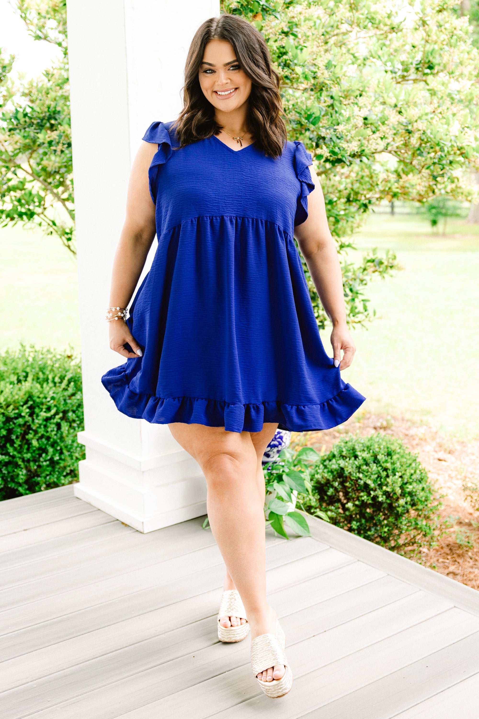 Cozy Cabana Dress, Royal