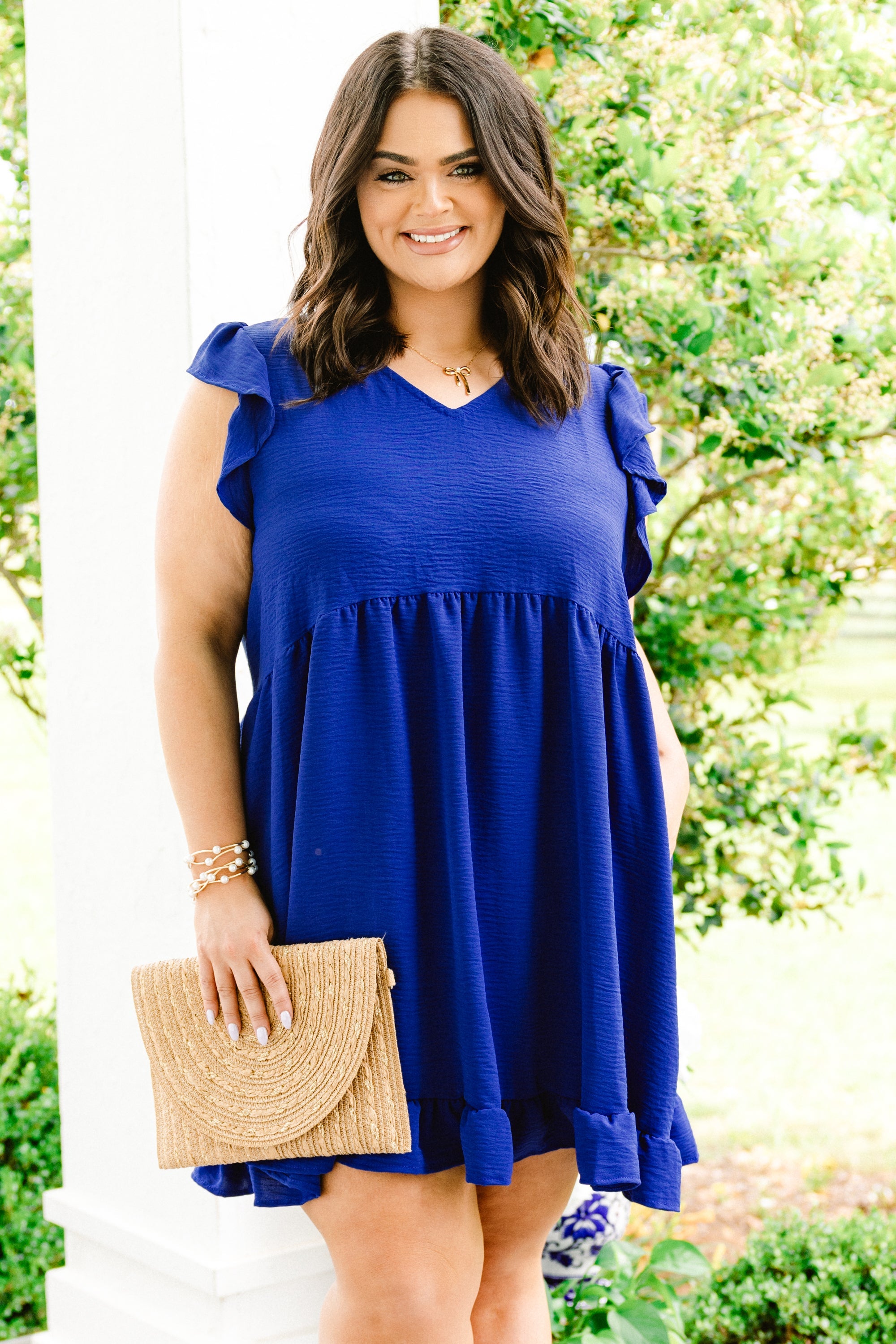 Cozy Cabana Dress, Royal