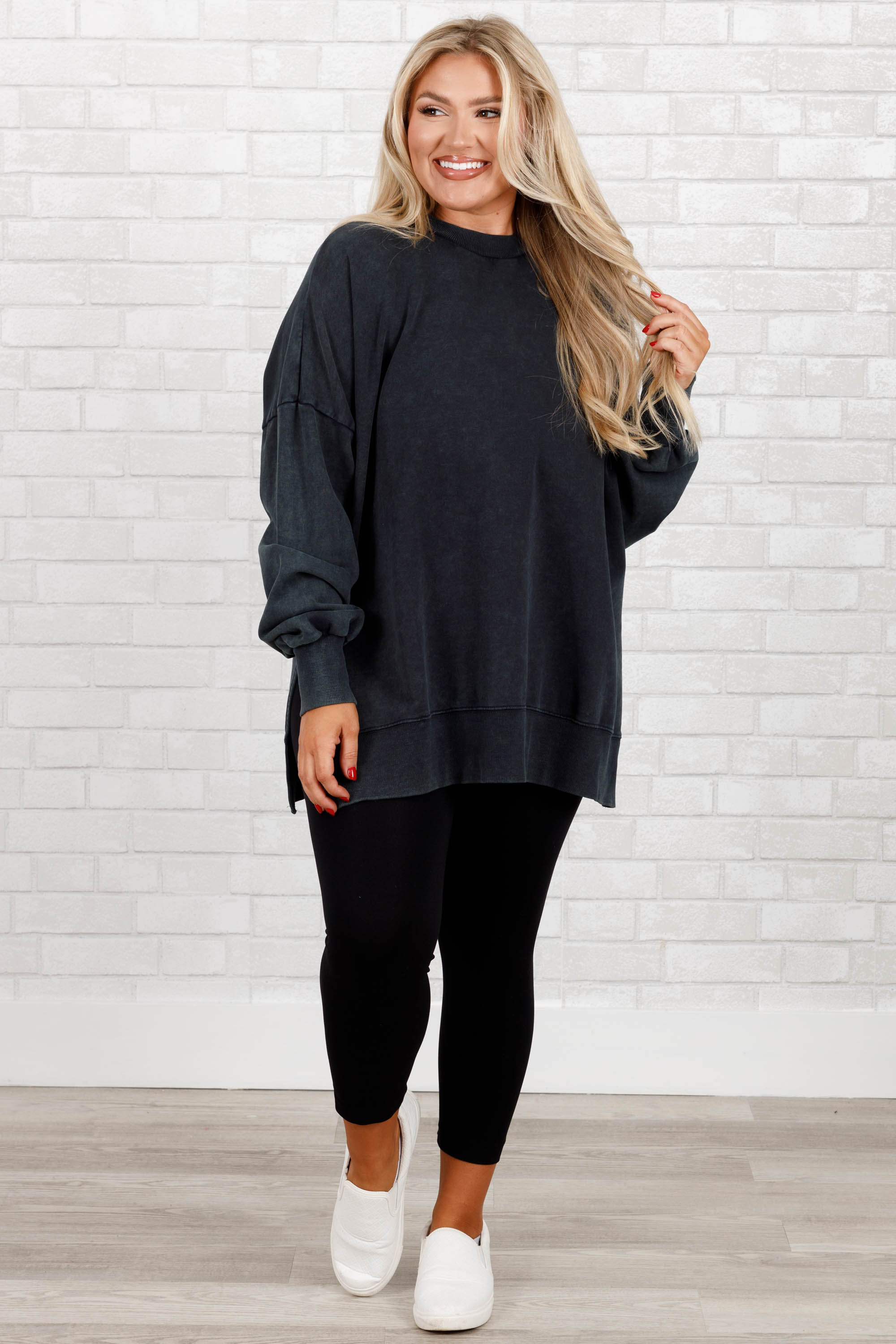 Cozy Pullover, Black