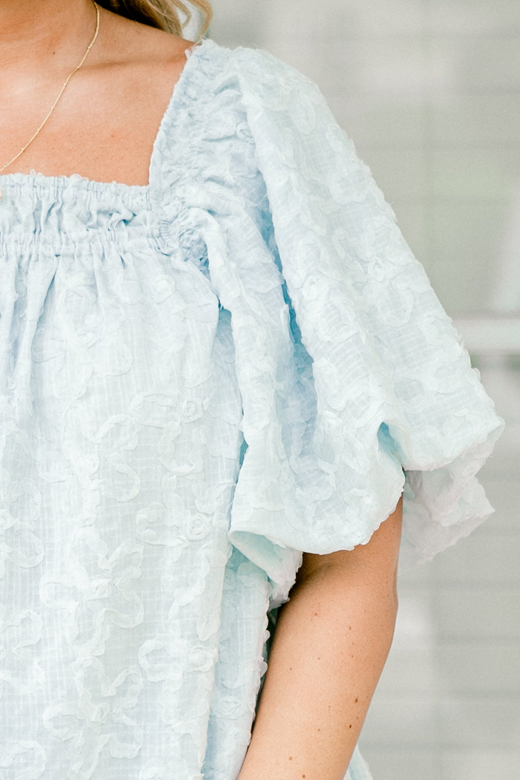 Cozy Love Top, Light Blue