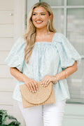 Cozy Love Top, Light Blue