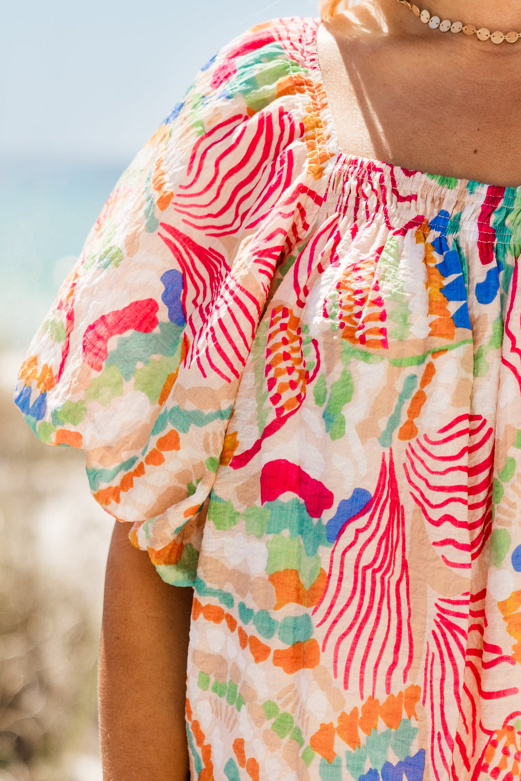 Cozy Love Top, Pink Tropical