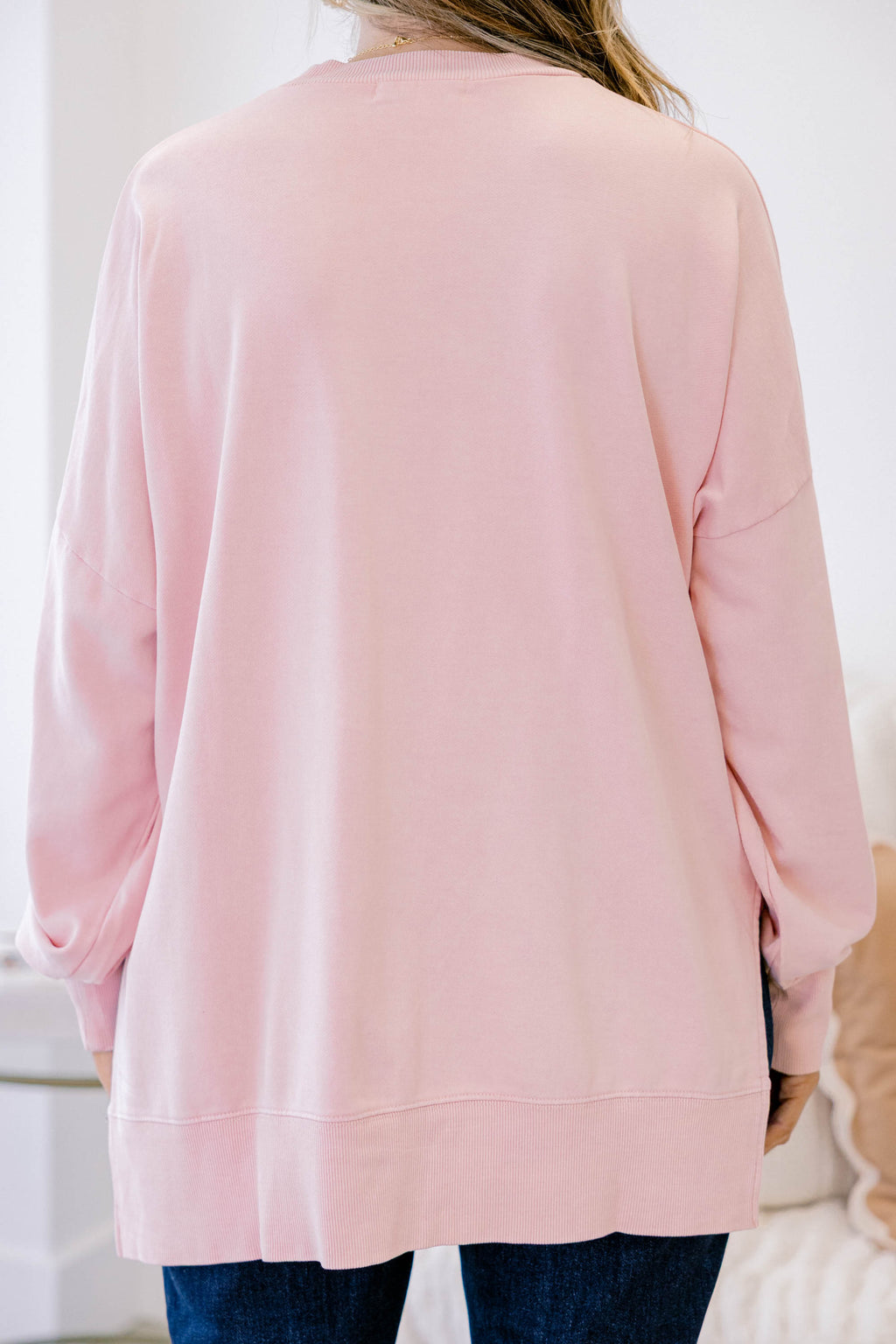 Cozy Pullover, Blush