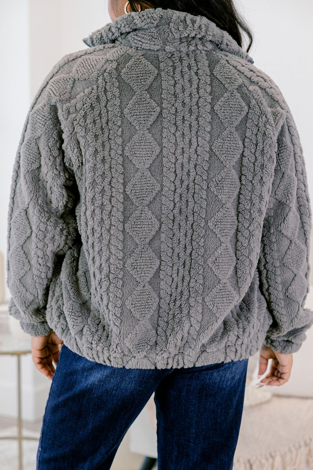 Cozy Up Jacket, Gray