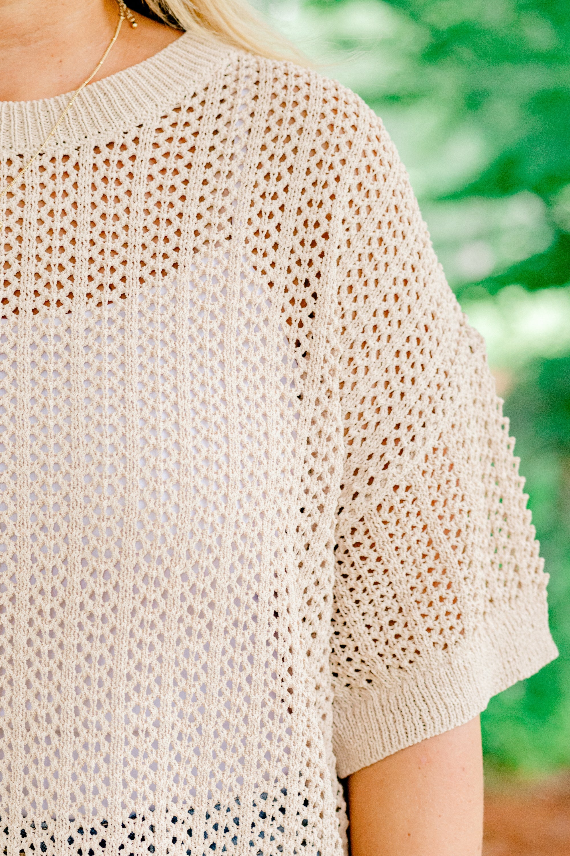 Crazy Stupid Love Knit Top, Taupe