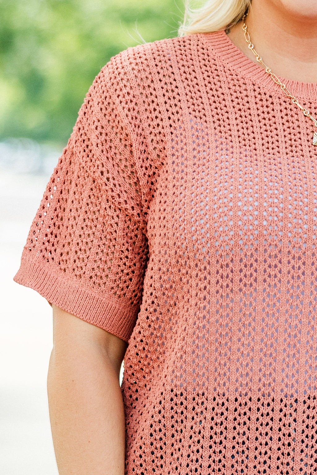 Crazy Stupid Love Knit Top, Cotta