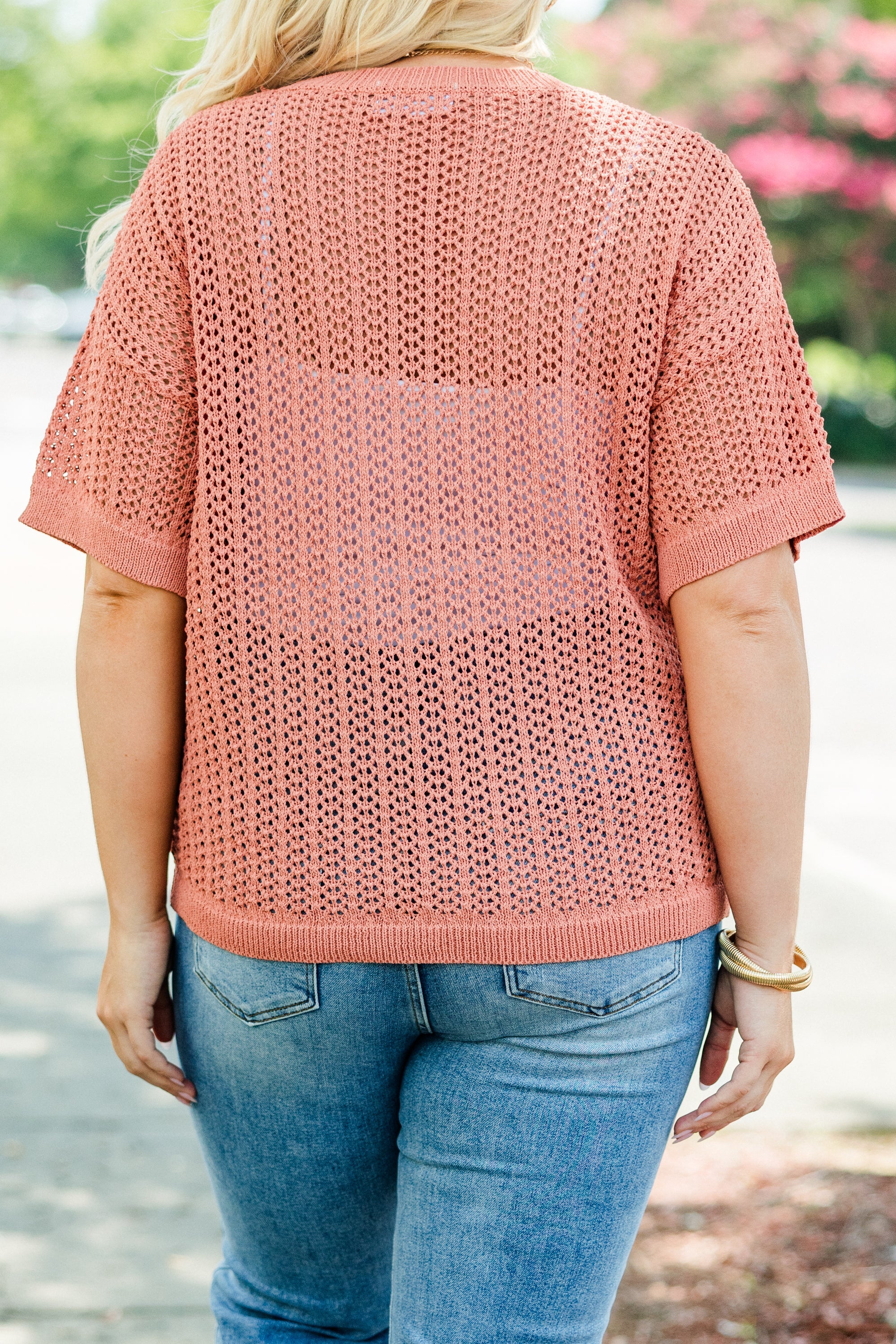 Crazy Stupid Love Knit Top, Cotta