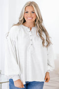 Crimson Sunset Pullover, Gray