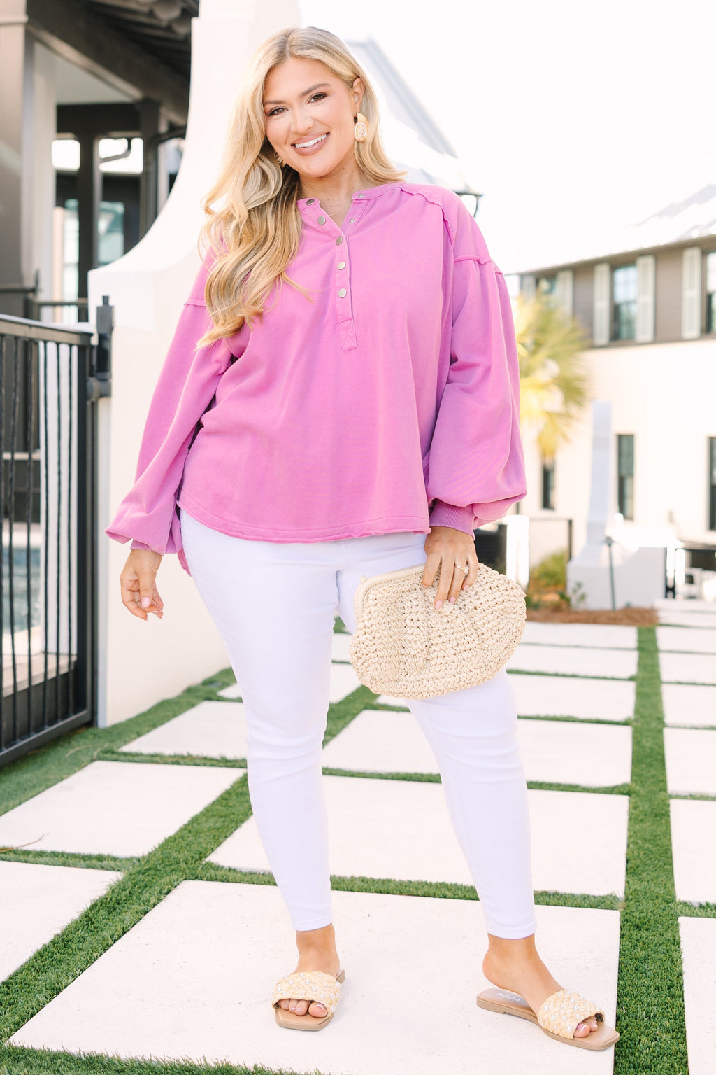 Crimson Sunset Pullover, Purple