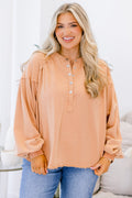 Crimson Sunset Pullover, Taupe