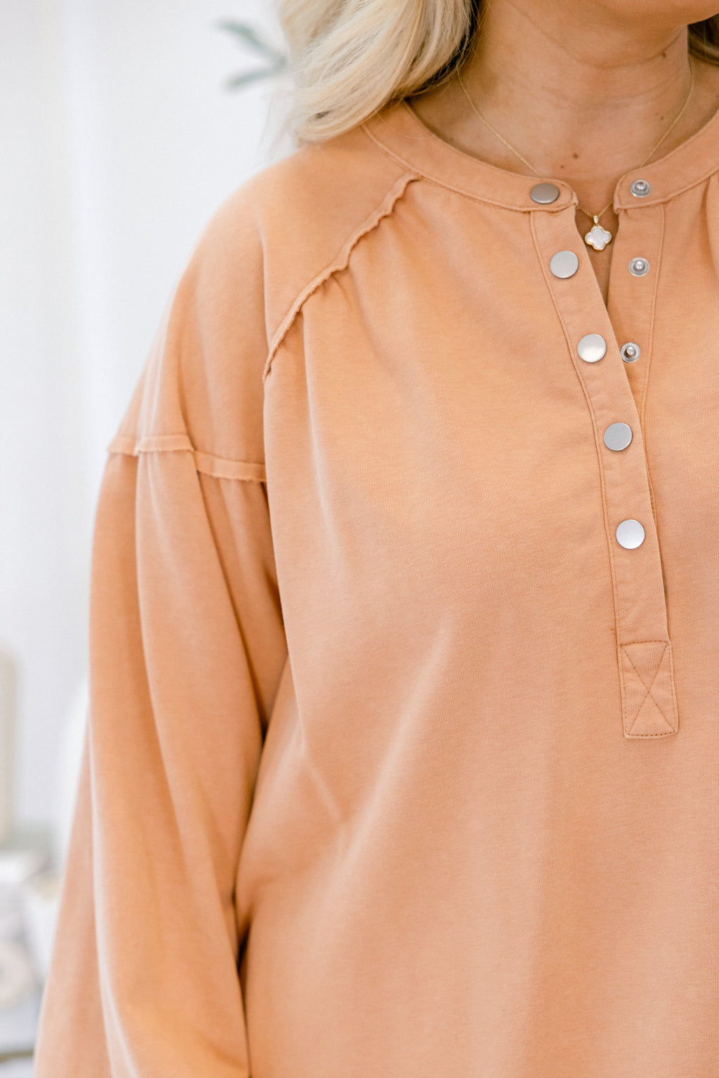 Crimson Sunset Pullover, Taupe