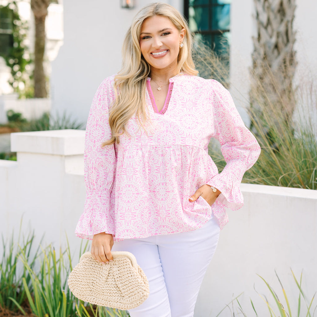 Current Mood Top, Pink