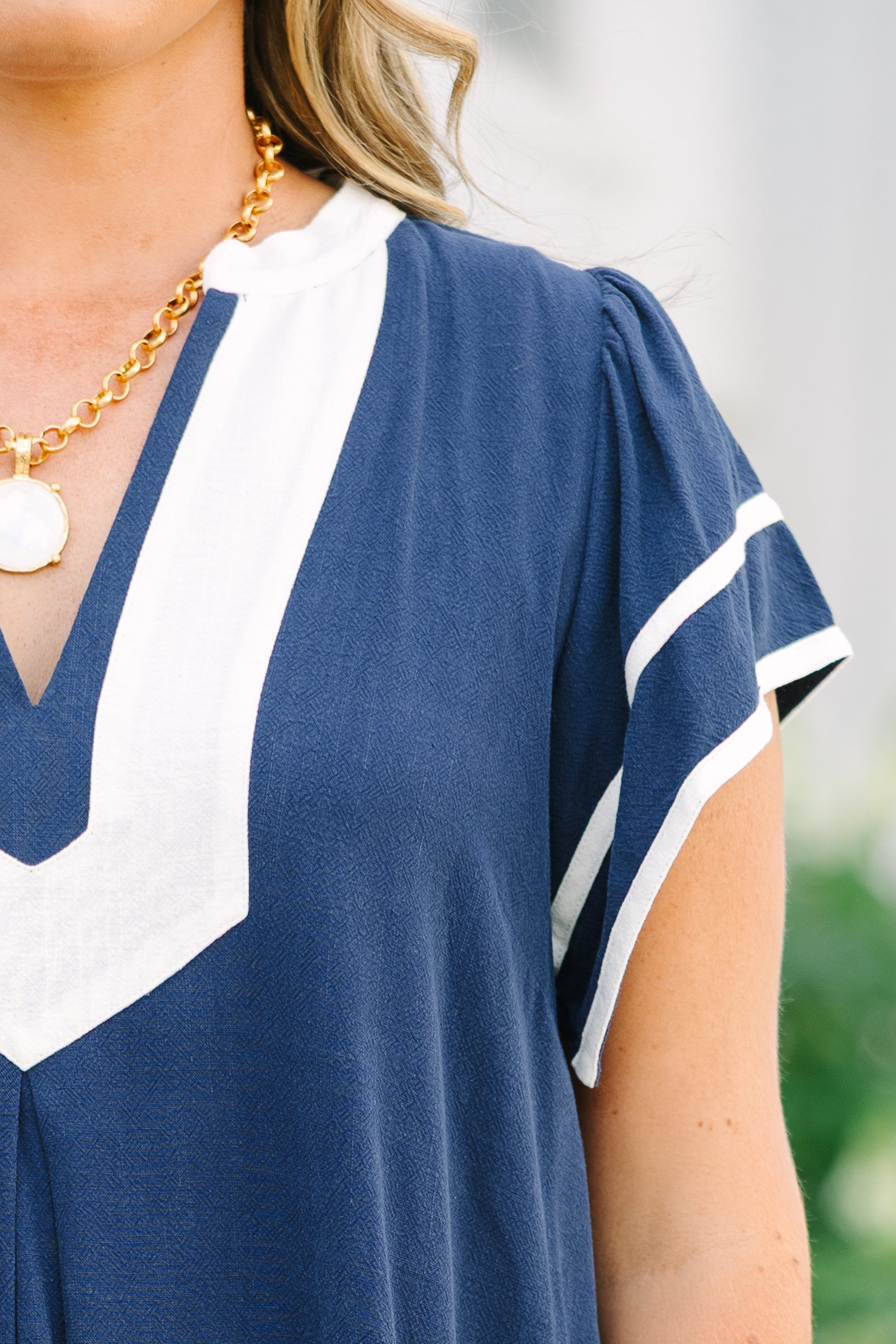 Cute With A Kick Dress, Navy