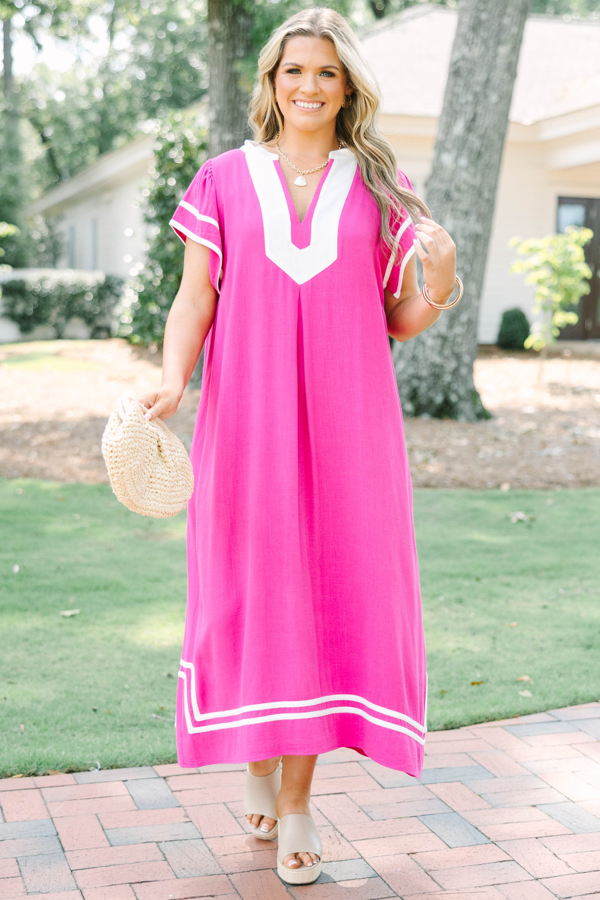 Cute With A Kick Dress, Pink