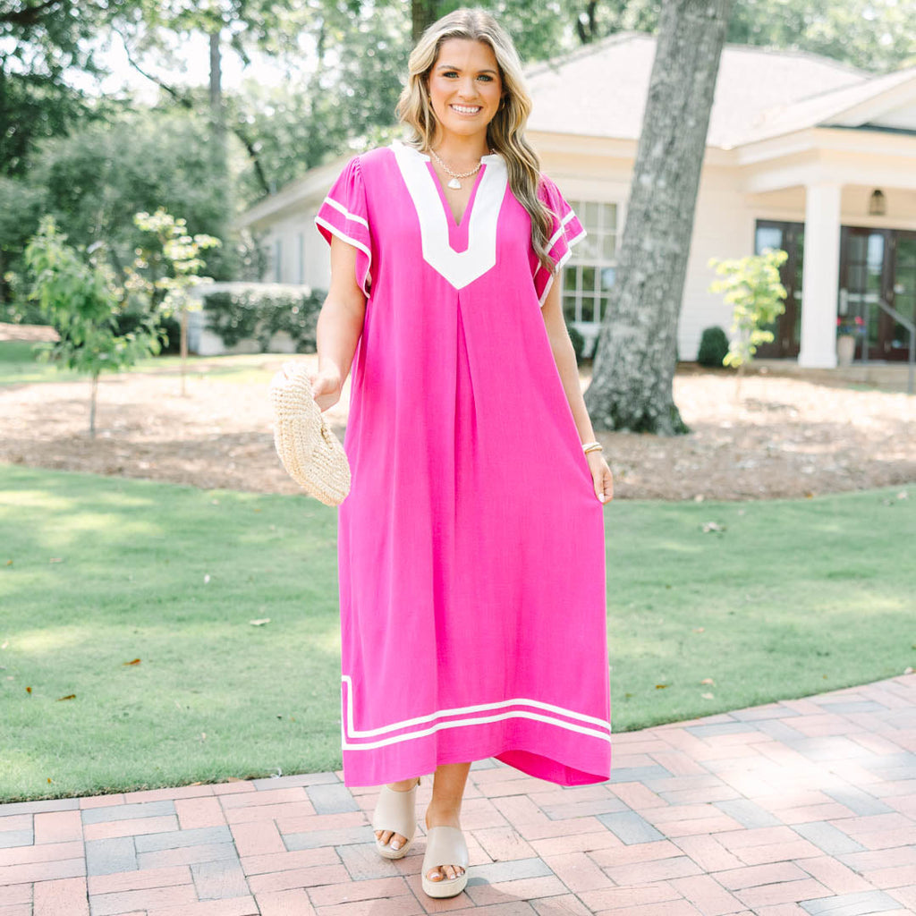 Cute With A Kick Dress, Pink