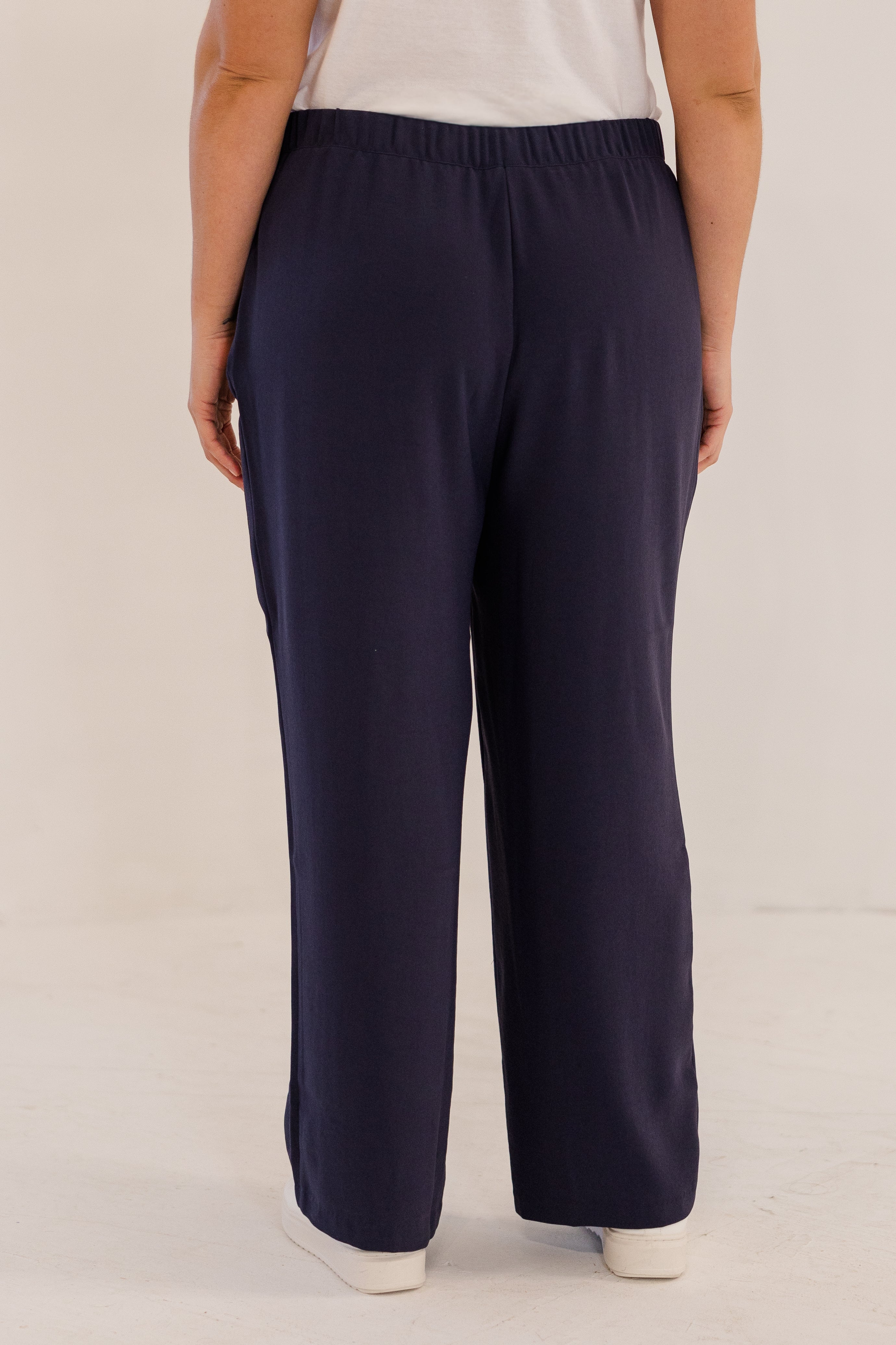 Lena Straight Leg Pant, Ink Navy